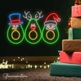 thumbnail image 3 of Glowneon Christmas Avocado Neon Sign, Santa Avocado Led Sign, Reindeer Avocado Wall Art, 3 of 4