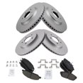 thumbnail image 2 of TRQ Front and Rear Brake Pad & Rotor Kit Brake Pads Brake Rotor Ceramic Premium G-Coated Fits Select 2005-2014 Ford Mustang, 2 of 6
