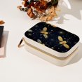 thumbnail image 7 of Starry Bees Velvet Portable Earring Organizer with Removable Compartment - Gift Jewelry Box/Jewelry Boxes - Jewelry Display, 7 of 7