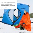 thumbnail image 3 of Manta de picnic al aire libre, impermeable, plegable, cálida, portátil, manta a prueba de viento, 71 Abanopi Manta de picnic, 3 of 7