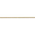 thumbnail image 3 of 14k Yellow Gold 1.3mm Rope Chain Necklace Pendant Charm Loose, 3 of 7