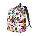 thumbnail image 6 of Easygd Mexican Bright Style Canvas Backpack: Stylish, Lightweight, and Versatile with Large Capacity and Adjustable Straps –, 6 of 7