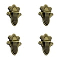 thumbnail image 4 of Miangastore 4pcs Purse Lock Catch Handbag Fasteners Thumb Lock Box Clasp Press Locks, 4 of 8