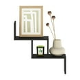 thumbnail image 4 of Furinno ROSSI Wall Mount Floating Ladder Shelf in Espresso, 4 of 5