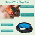 thumbnail image 4 of 2pc Tennis Elbow Brace Support Strap, Golfers With Compression Pad, 4 of 5