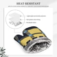 thumbnail image 5 of A Pair Of Heat Insulation And Anti-Perm Gloves 7×11in Thick Anti-Perm Palm With Silicone Piece Lanyard Design Is Easy To Hang Argyle Plaid Cornflowerblue_4, 5 of 8