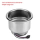 thumbnail image 2 of Billuyoard Soporte para bebidas RGB, soporte para vasos LED, soporte para bebidas de acero inoxidable para camiones, yates, escritorio Iluminación navideña Billuyoard HA015107-00, 2 of 5