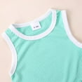 thumbnail image 4 of Borniu Baby Girl Baby Boy Clothes, Newborn Infant Baby Girls Boys Sleeveless Ribbed Solid Knit Jumpsuit Clothes Clearance, 4 of 9