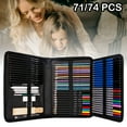 thumbnail image 4 of 71PCS/set Professional Drawing Kit Sketch Pencils Set Art Sketching Painting Supplies with Carrying Bag, 4 of 13