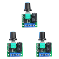 thumbnail image 2 of Módulo controlador velocidad del PWM 3 uds. 5A 90W 5V-35V interruptor regulador voltaje, 2 of 4