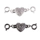 thumbnail image 2 of 2 Sets Rhinestone Corazón Latón Langosta Magnética Broches De Joyería Diy Hallazgo Sunnimix Cierres magnéticos, 2 of 8