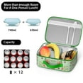 thumbnail image 5 of Cute Frog Lunch Box - Forest-Themed Insulated Lunch Bag with 8-Hour Thermal Retention, Spill-Resistant Interior & Separate Mesh Compartment, 5 of 6