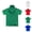 Green, variant on Boys Polo Shirt Summer Solid Casual Short Sleeve Collared Shirt School Uniform 1-7 Years