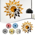 thumbnail image 4 of Espejo 3D para decoración del hogar, arte solar, adhesivo de pared extraíble, acrílico, para habitación, dorado, 4 of 5