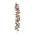 thumbnail image 1 of Fleurs de Vigne de Baies Rouges de 100 cm pour Décoration de Maison et des Fêtes avec Feuilles Vertes et Baies, 1 of 5