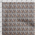 thumbnail image 3 of Soimoi Dog Printed, Japan Crepe SatinFabric, by The Yard 54 Inch Wide, Decorative Sewing Fabric for Dresses Kimonos Gowns, Gray, 3 of 5