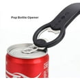 thumbnail image 3 of Abrebotellas de cerveza magnético 2 en 1 para refrigerador y RV con recogedor de tapas - Abrelatas de latas de refresco, se adhiere al refrigerador 102 × 46 × 15 mm negro, 3 of 5