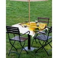 thumbnail image 4 of Fsddascl Lemon Outdoor Tablecloth - 54x54 Inch Square Dining Table Cover, Summer Fruit Watercolor Yellow Waterproof Outdoor Table Cloth with Umbrella Hole & Zipper for Picnic/Patio/Party, 4 of 7