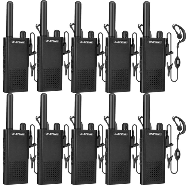 Walkie Talkies BAOFENG T26 de largo alcance, 16 canales FRS, adultos