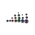 thumbnail image 2 of Bewildely 400 Uds. Ojos de muñeca abundantes piezas de muñecos de peluche de fantasía multifunción ligereza para accesorios de peluche Navidad Muñecas y casas de muñecas Vistoso  560 piezas Bewildely FN011478-02, 2 of 6