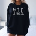 thumbnail image 5 of WTF Wine Turkey Family Thanksgiving Sweatshirt, Cute Thanksgiving Shirt, Fall Clothing, Thankful Family Shirts, 5 of 6