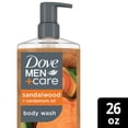thumbnail image 4 of Dove Men+Care Body Wash to Rebuild Skin in the Shower Sandalwood + Cardamom Oil with Plant-Based Cleansers and Moisturizers, 26 oz, 4 of 11
