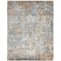 SAFAVIEH Mirage Natalee Vintage Abstract Area Rug, Blue/Taupe, 8' x 10'
