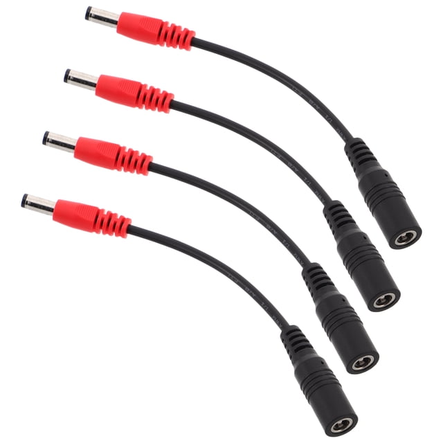 WASHWEPE 4Ud Cable Para Pedal Guitarra Con Conector Portátil Y Conversión Fácil De Polaridad