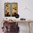 thumbnail image 3 of Modern Boho Orchid Blooming Botanical & Floral Graphic Art Black Framed Art Print Wall Art, Set of 2, 3 of 8