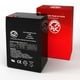 AJC 6V 5Ah Plomb Scellé Acide Battery – image 2 sur 6