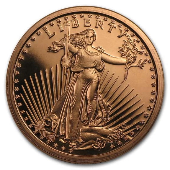 1 oz Copper Round - Saint-Gaudens