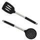 thumbnail image 1 of Sistema de utensilios de cocina de silicona, sistema de utensilios de cocina de 2 piezas, utensilios de cocina antiadherentes, mango de acero inoxidable, 1 of 5