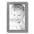 thumbnail image 2 of ArtToFrames 8" x 14" Muted Cold Silver Picture Frame, 8.5x14 inch Silver MDF Poster Frame (WOM-4672), 4 Pack, 2 of 8