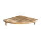 thumbnail image 1 of Estante de esquina de madera para mostrador, decoración de cocina, soporte para plantas, organizador rústico para cocina Caramelo, 1 of 9