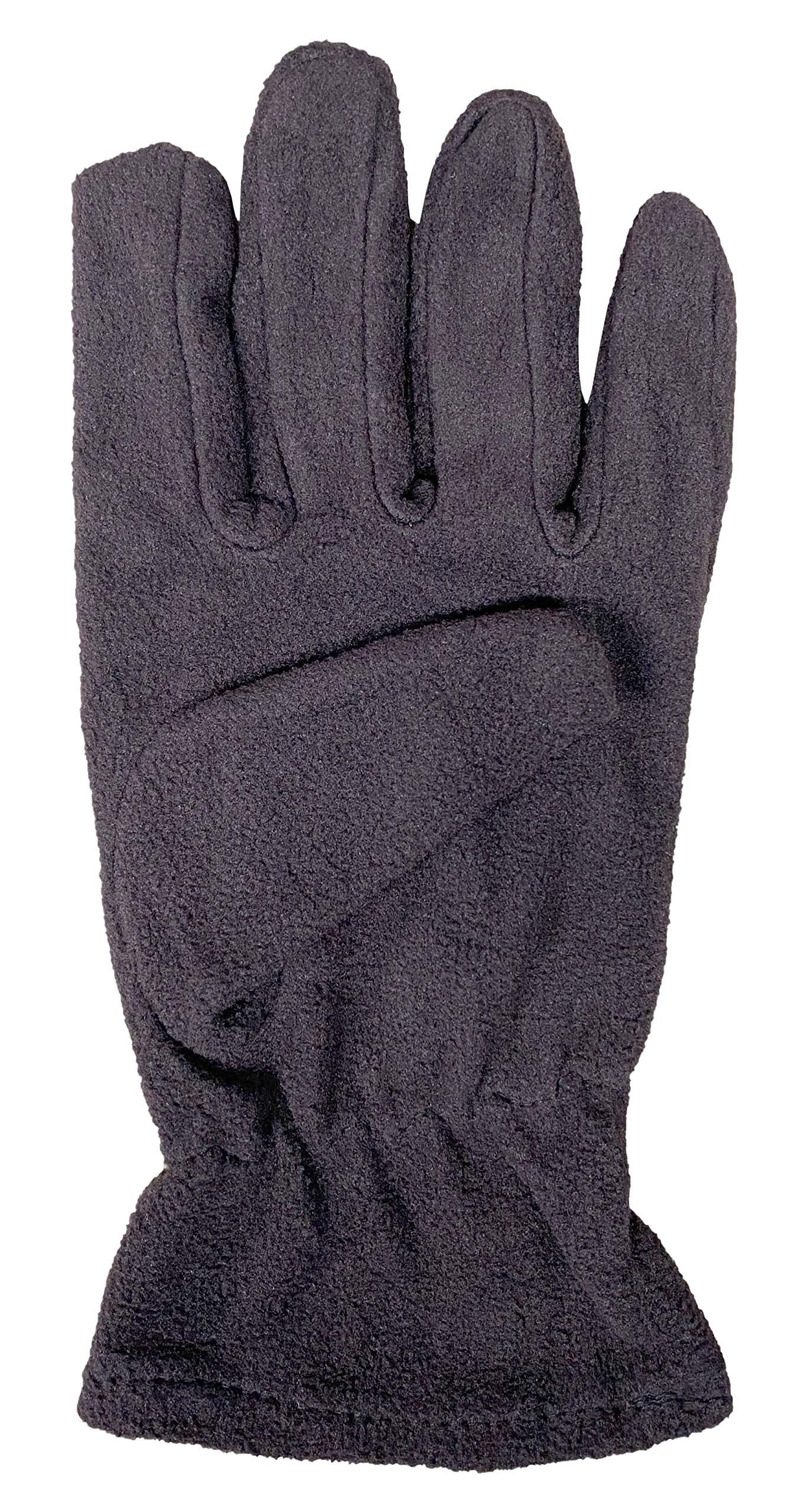 Yacht & Smith Value Pack of Unisex Warm Winter Fleece Gloves, Many Colors, Mens, Womens and Kids