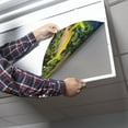 thumbnail image 3 of Octo Lights - Fluorescent Light Covers - 2x4 Flexible Ceiling Light Filters - For Classrooms and Offices - Ocean 005, 3 of 7