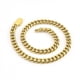 thumbnail image 5 of Cadena de molienda redonda encriptada de acero inoxidable con hebilla de resorte unilateral de hip hop, cadena cubana, collar de joyería de acero de titanio, pulsera, 5 of 5
