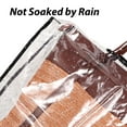 thumbnail image 3 of QIFULL Qifull Bag Rain Cover, Transparent PVC, Foldable and Stylish for Outdoor Adventures, 3 of 8