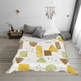 thumbnail image 2 of YFYANG Lightweight Warm Flannel Blanket, Watercolor Abstract Geometric Graffiti Throw Blanket for Bed, Sofa, Travel, Camping, 40"x30", 2 of 7