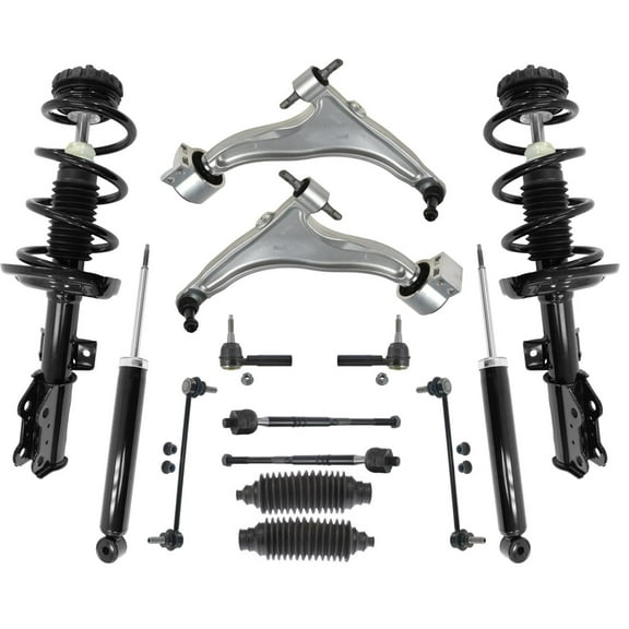 Front Struts Shocks Control Arm Ball Joints Rods Fits 10-2016 Cadillac SRX 14Pc