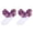 Purple, variant on Girls Spring Summer Thin Cotton Lace Ruffle Mid‑Calf Ballet Dance Princess Socks, Back To School Kids Socks 6M‑10Y Black 8-10 Years