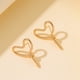 thumbnail image 4 of HomeKingdee Geometric Creative Earrings - Irregular Shaped Alloy Metal Gold Color​ Earrings for Women Wedding Party Daily Jewelry, 4 of 5