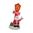 thumbnail image 3 of Decoración inflable navideña de Papá Noel con luces LED de 2,4 m para fiestas, jardín, interior y exterior., 3 of 9