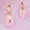Pink, variant on Eltusu Girls Ballet Shoes, No Slip Stretchy Performance Breathable Ballet Slippers Dance Shoes Pink Size 2-14 T