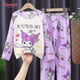 thumbnail image 3 of Sanrio My Melody Cinnamoroll pijamas de otoño para niños Kawaii Kuromi Casual suelto de manga larga para niña ropa de casa regalo, 3 of 4