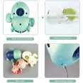 thumbnail image 5 of Juguetes de baño, paquete de 3 lindos juguetes de baño de tortuga nadadora para niños pequeños de 1 a 3 años, juguetes flotantes de cuerda para niño de 1 año, juguetes de agua para bañera de bebé, 5 of 5