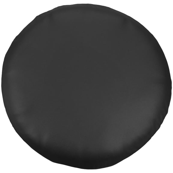OULII 2Pcs Barstool Chair Covers Round Black Waterproof Elastic Band Washable Slipcovers for Bar Seating