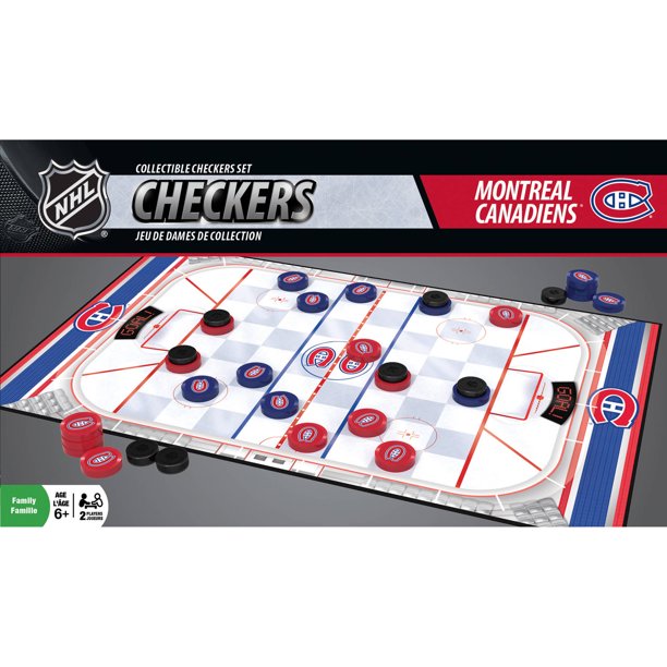 MasterPieces NHL Montreal Canadiens Checkers Game ...