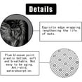 thumbnail image 5 of 4PCS Zebra Print Shower Curtain Set, Positive Inspirational Quotes Black and White Striped African Safari Animal Skin Modern Bathroom Decor Non-slip Bath Mat Toilet Rug, Live Laugh Love, 5 of 7