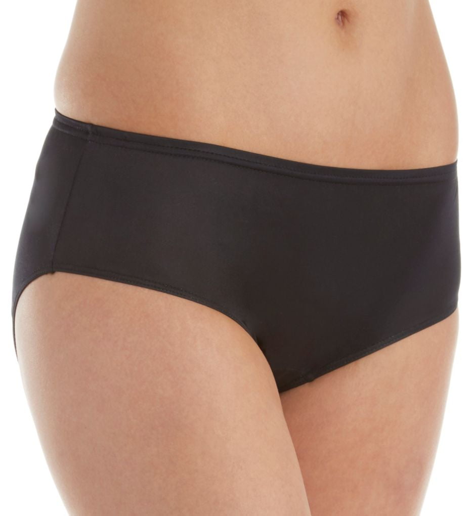 Details about   3 Pack Shadowline 11032 Nylon Classic Hipster Black Panty Size 6 